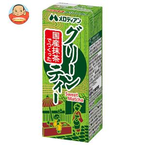 メロディアン グリーンティー 200ml紙パック×24本入｜ 送料別｜味園サポート ヤフー店
