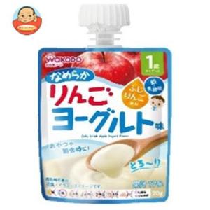 和光堂 1歳からのMYジュレドリンク なめらかりんごヨーグルト味 70gパウチ×24本入｜misono-support