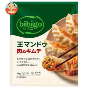 ＼爆買／送料無料 CJジャパン bibigo 王マンドゥ 肉&キムチ 1kg×6袋入 冷凍商品