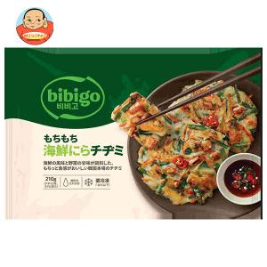 ＼爆買／送料無料 CJジャパン bibigo もちもち海鮮 にら チヂミ 210g×16袋入 冷凍商品