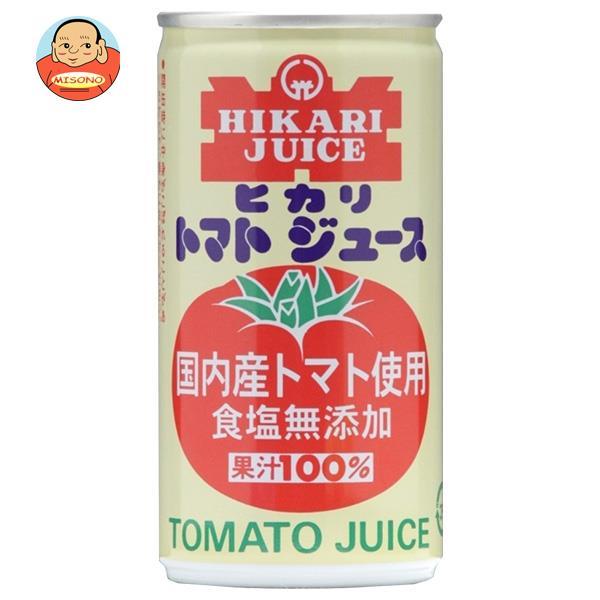 光食品 国産 シーズンパック トマトジュース 食塩無添加 190g缶×30本入