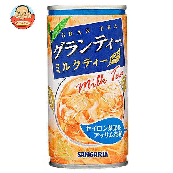 サンガリア グランティー ミルクティー 190g缶×30本入｜ 送料別