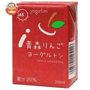 ヨーグルトン乳業 青森りんご ヨーグルトン 200ml紙パック×16本入｜ 送料別