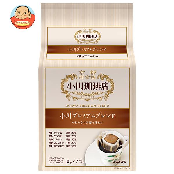 小川珈琲 小川珈琲店 プレミアムブレンド ドリップコーヒー7杯分 70g(10g×7袋)×6箱入｜ ...