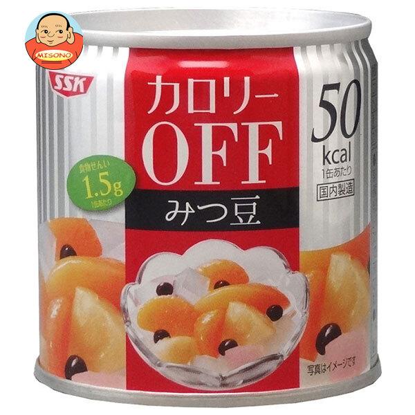 SSK カロリーOFFフルーツみつ豆 185g×24個入｜ 送料別