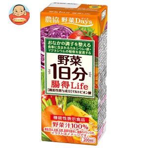 【送料無料・メーカー/問屋直送品・代引不可】雪印メグミルク 農協 野菜Days 1日野菜プラス マルチビタミン 200ml紙パック×24本入×(2ケース)｜misono-support