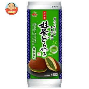 井村屋 あんこたっぷり和菓子屋の抹茶どら焼 3個×12袋入