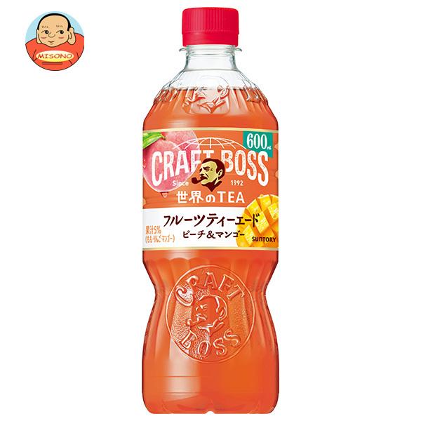 サントリー クラフトボス フルーツティーエード【手売り用】 600mlペットボトル×24本入｜ 送料...