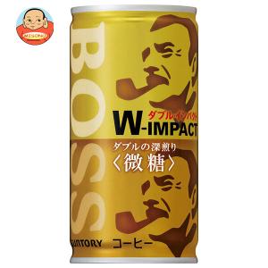 その他 w.boss BOSS（サントリー） 「30本」 ボス ダブルインパクト 微糖 185g ×30本
