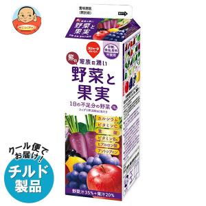 送料無料 【チルド(冷蔵)商品】スジャータ 家族の潤い 紫の野菜と果実 1000ml紙パック×6本入｜misono-support