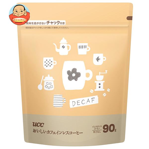 UCC おいしいカフェインレスコーヒー 90g×12袋入