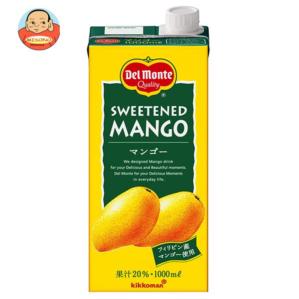 デルモンテ マンゴー20% 1L紙パック×6本入｜ 送料別