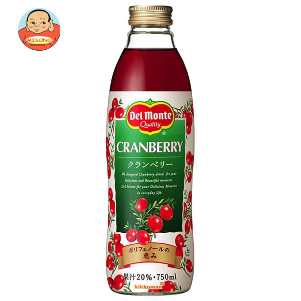 デルモンテ クランベリー 750ml瓶×6本入｜ 送料別