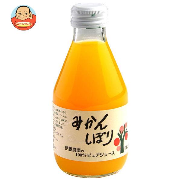 伊藤農園 100%ピュアジュース みかん 180ml瓶×30本入｜ 送料別