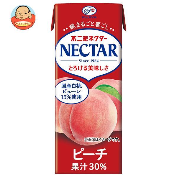 不二家 ネクター ピーチ 200ml紙パック×24本入｜ 送料別