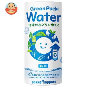 ポッカサッポロ Green Pack Water 195gカートカン×30本入｜misono-support