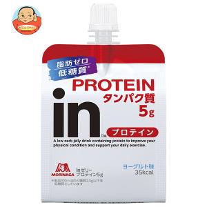 森永製菓 inゼリー プロテイン5g 180gパウチ×36本入｜ 送料別