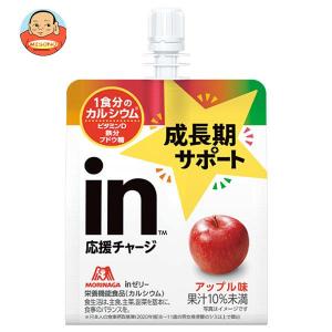 森永製菓 inゼリー 成長期サポート アップル 180gパウチ×30本入｜misono-support