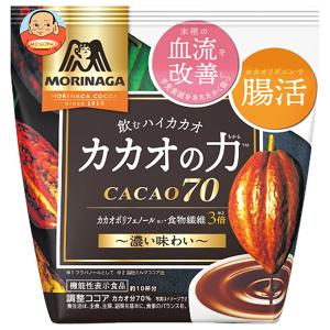ココア 森永ココア 森永製菓 カカオの力 カカオ70 200g 24袋 (12袋入×2