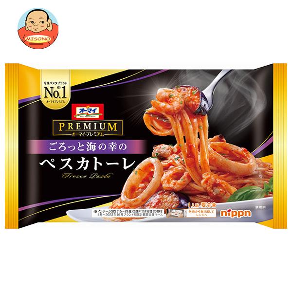 送料無料 【冷凍商品】 日本製粉 オーマイプレミアム ごろっと海の幸の ペスカトーレ 1食×12袋入