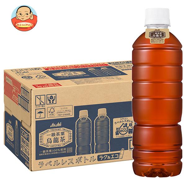 アサヒ飲料 一級茶葉烏龍茶 ラベルレス 500mlペットボトル×24本入