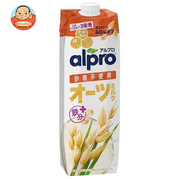 ダノンジャパン アルプロ オーツミルク 砂糖不使用 1000ml紙パック×6本入｜ 送料別