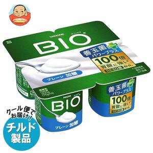 送料無料 【チルド(冷蔵)商品】ダノンジャパン ダノンビオ BIO プレーン・加糖 (75g×4)×6個入｜misono-support