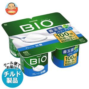 送料無料 【2ケースセット】【チルド(冷蔵)商品】ダノンジャパン ダノンビオ BIO プレーン・加糖 (75g×4)×6個入×(2ケース)｜misono-support