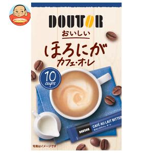 ドトールコーヒー おいしい ほろにがカフェオレ (7g×10P)×36箱入｜ 送料別