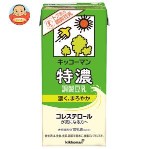 キッコーマン 特濃調製豆乳【特定保健用食品 特保】 1000ml紙パック×12(6×2)本入