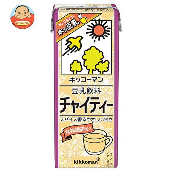 キッコーマン 豆乳飲料 チャイティー 200ml紙パック×18本入