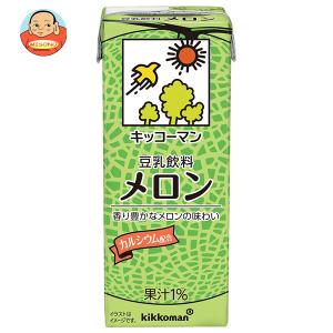 キッコーマン 豆乳飲料 メロン 200ml紙パック×18本入｜ 送料別