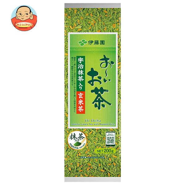 伊藤園 お〜いお茶 宇治抹茶入り玄米茶 200g×5袋入｜ 送料別