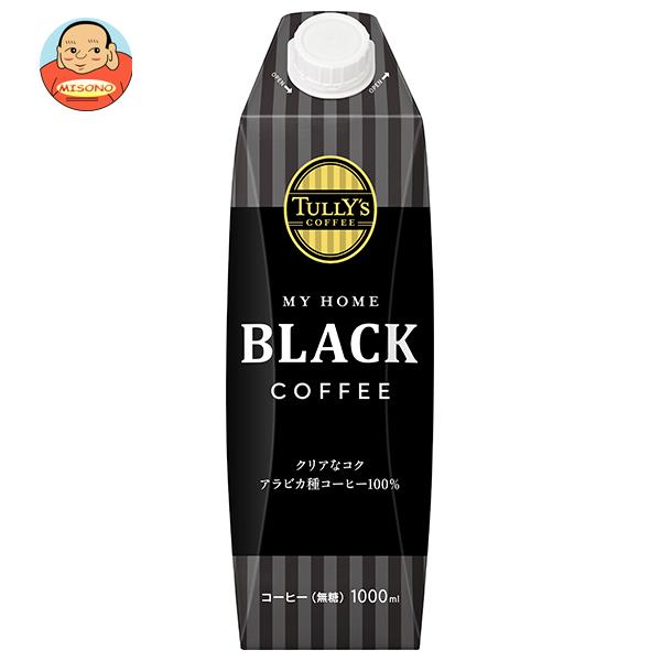 伊藤園 タリーズコーヒー ブラック 1L紙パック×6本入｜ 送料別