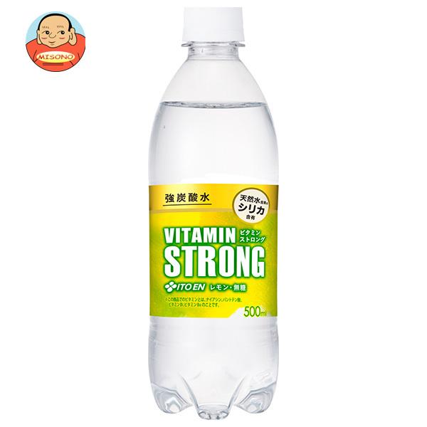 伊藤園 強炭酸水 VITAMIN STRONG(ビタミンストロング) 500mlペットボトル×24本...