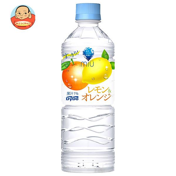 ダイドー miu ミウ レモン&amp;オレンジ 550mlペットボトル×24本入｜ 送料別