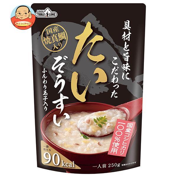 丸善食品工業 テーブルランド 具材と旨味にこだわったたいぞうすい 250gパウチ×24(12×2)袋...