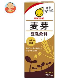 マルサンアイ 豆乳飲料 麦芽 200ml 紙パック 72本 (24本入×3