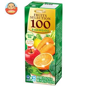 エルビー フルーツセレクション アップル100 200ml 紙パック 24本入