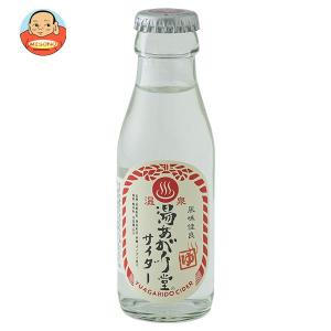 友桝飲料 湯あがり堂 サイダー 95ml 瓶 48本入 炭酸飲料 地サイダー