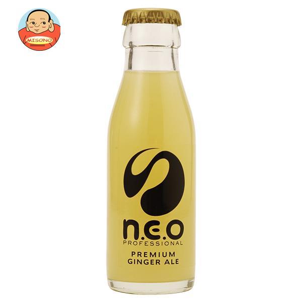 友桝飲料 n.e.o(ネオ)プレミアムジンジャーエール 95ml瓶×24本入｜ 送料別