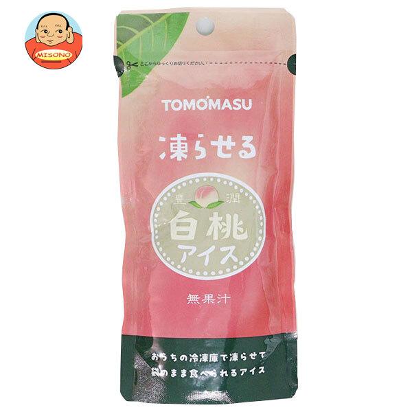 友桝飲料 白桃アイス 80gパウチ×36(12×3)本入｜ 送料別