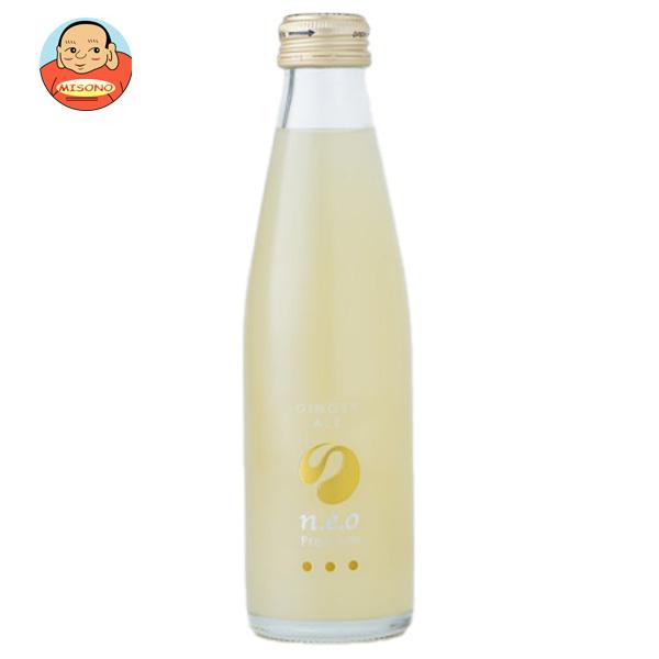 友桝飲料 n.e.o(ネオ)プレミアムジンジャーエール 200ml瓶×24本入｜ 送料別