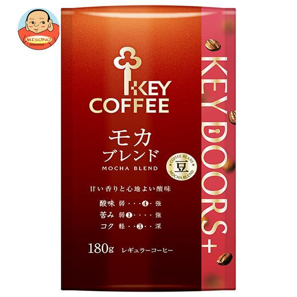 キーコーヒー LP KEY DOORS＋ モカブレンド(豆) 180g×6袋入