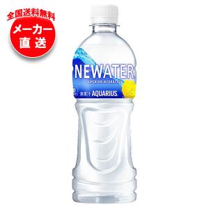コカコーラ アクエリアス NEWATER(ニューウォーター) 500mlペットボトル×24本入×(2ケース) メーカー直送｜全国送料無料