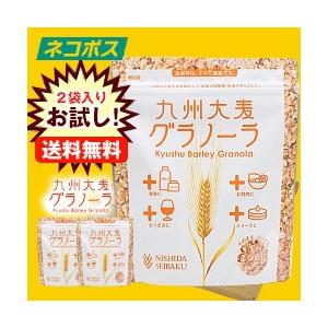 西田精麦 九州大麦グラノーラ シリアル 朝食 送料無料