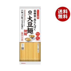 キッコーマン 大豆麺 細麺 3人前 186g×20袋入×(2ケース)｜ 送料無料｜misonoya