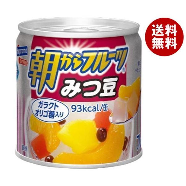 はごろもフーズ 朝からフルーツ みつ豆 190g缶×24個入×(2ケース)｜ 送料無料