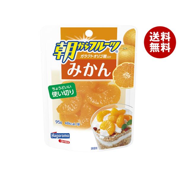はごろもフーズ 朝からフルーツ みかん 95gパウチ×6袋入×(2ケース)｜ 送料無料