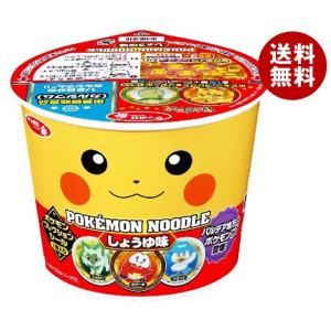 サンヨー食品 サッポロ一番 ポケモンヌードル しょうゆ味 38g×12個入｜ 送料無料 インスタント食品 カップめん 醤油味｜misonoya